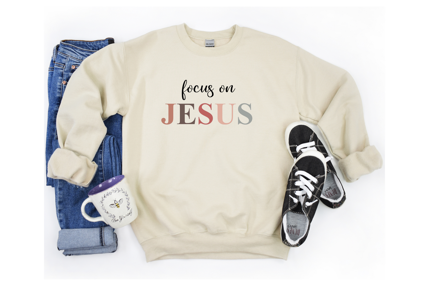 Focus on Jesus Sweatshirt