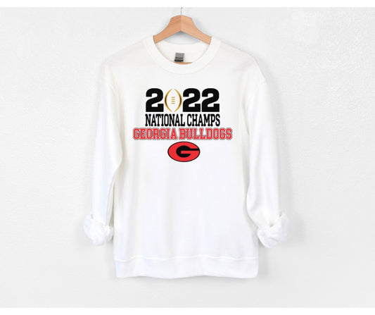 2022 National Champs Georgia Bulldogs